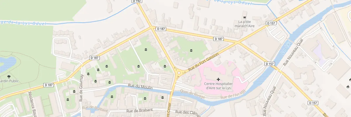 Plan du 4 Rue de Saint-martin à Aire-sur-la-Lys