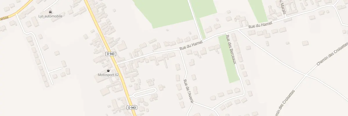 Plan du 140 Rue du Hamel à Lambres-lez-Aire
