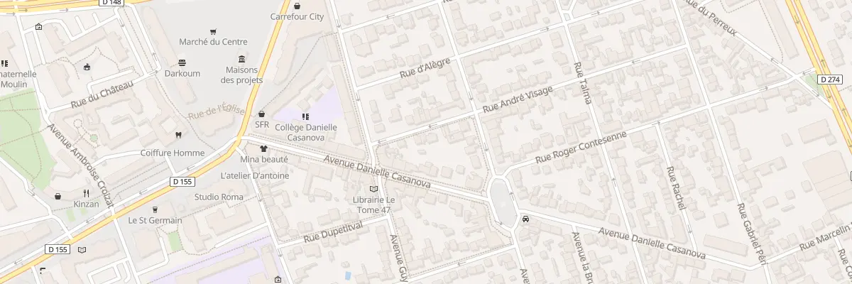 Plan du 37 Rue André Visage à Vitry-sur-Seine