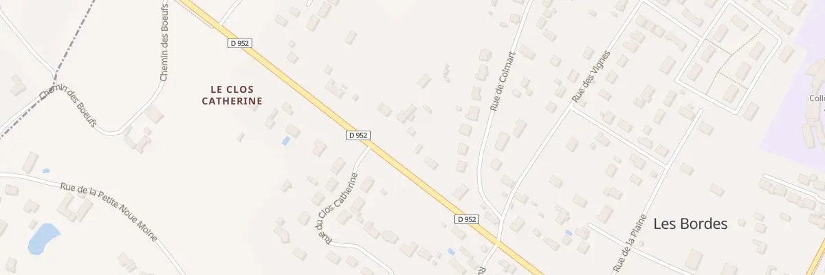 Plan du 4 Rte d’Orléans aux Bordes