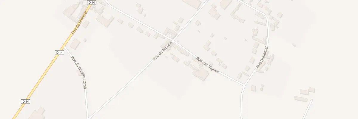 Plan du 4 Rue des Vignes à Sourdon
