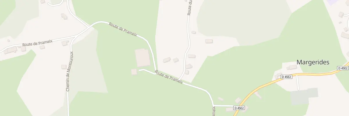 Plan du 5038 Au Bourg à Margerides