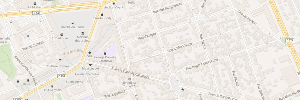Plan du 34 Rue André Visage à Vitry-sur-Seine