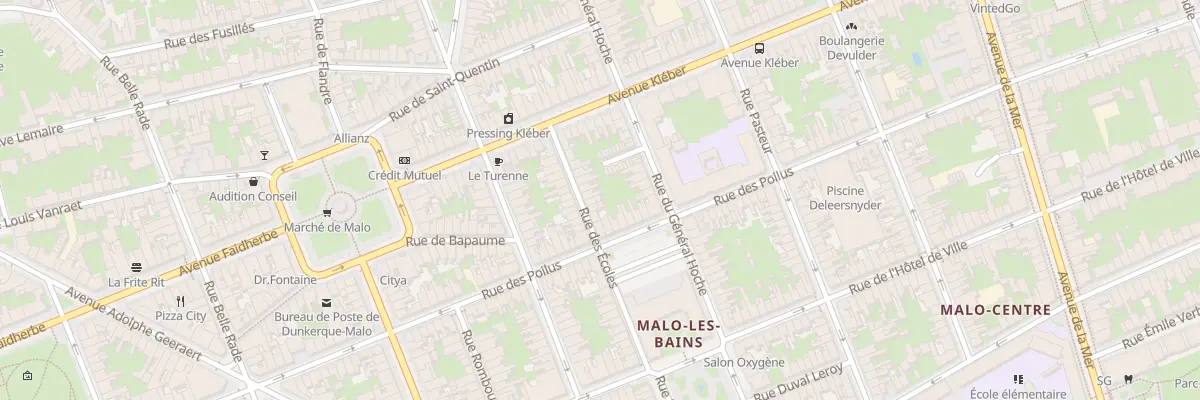 Plan du 17 Rue des Écoles à Dunkerque