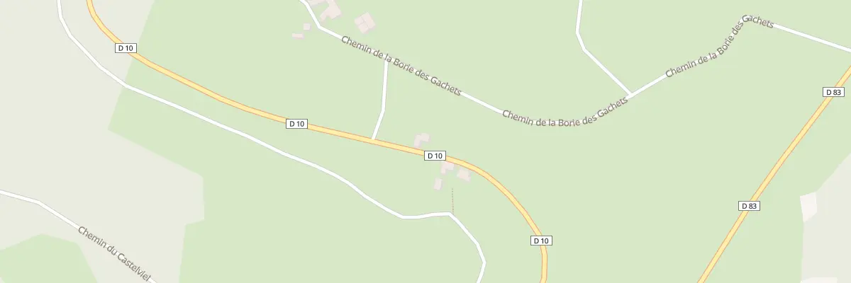 Plan du 5069 La Borie de Gachet à Centrès
