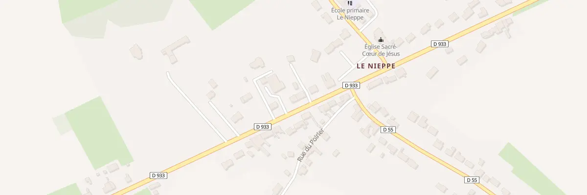 Plan du 161 Rte de le Nieppe à Renescure