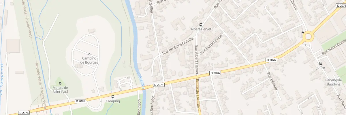 Plan du 7 Rue St-Outrille à Bourges