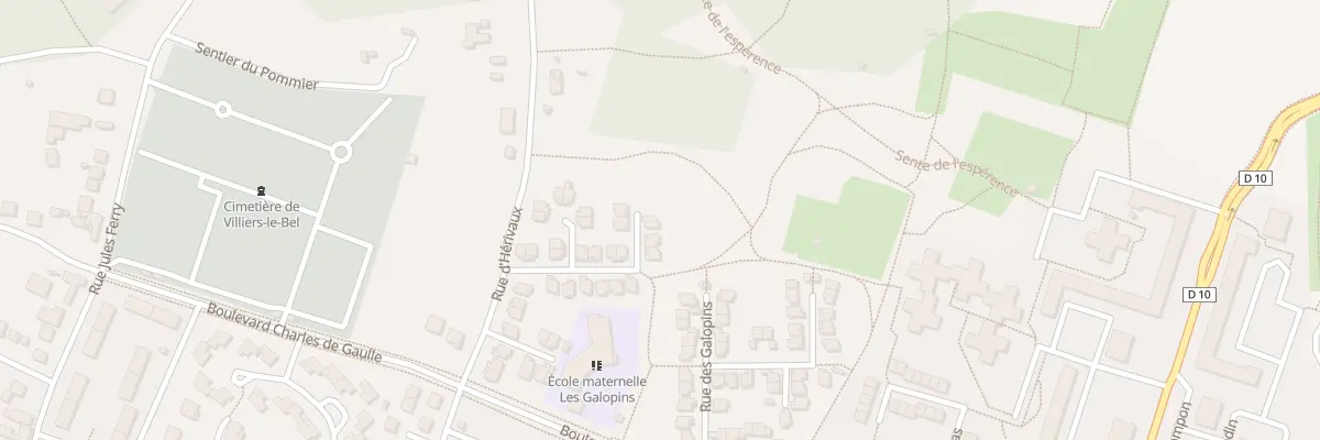 Plan du 18 Imp les Coutances à Villiers-le-Bel