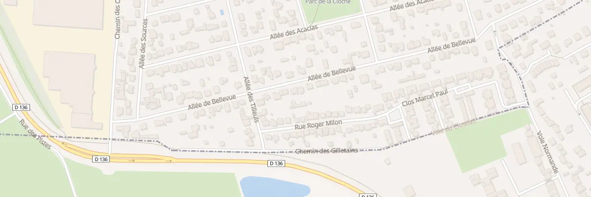 Plan du 37B All de Bellevue à Orly