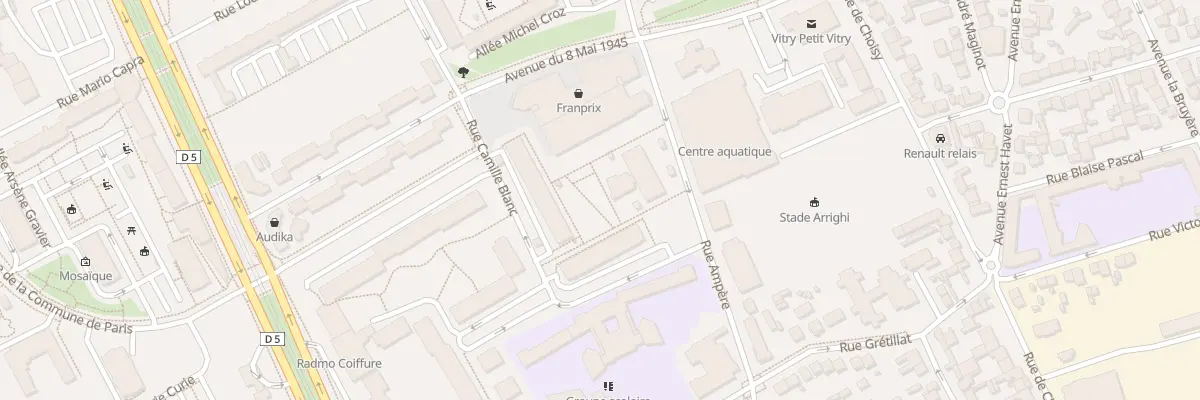 Plan du 35 Rue Ampère à Vitry-sur-Seine