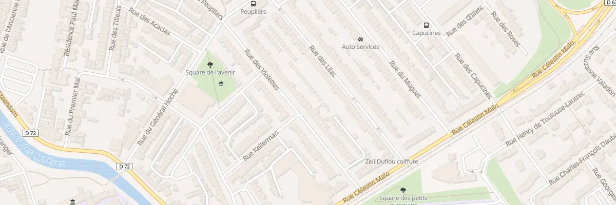 Plan du 32 Rue des Violettes à Coudekerque-Branche