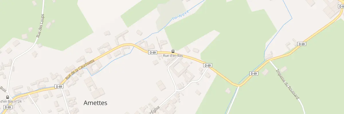 Plan du 2 Rue d’En Bas à Amettes