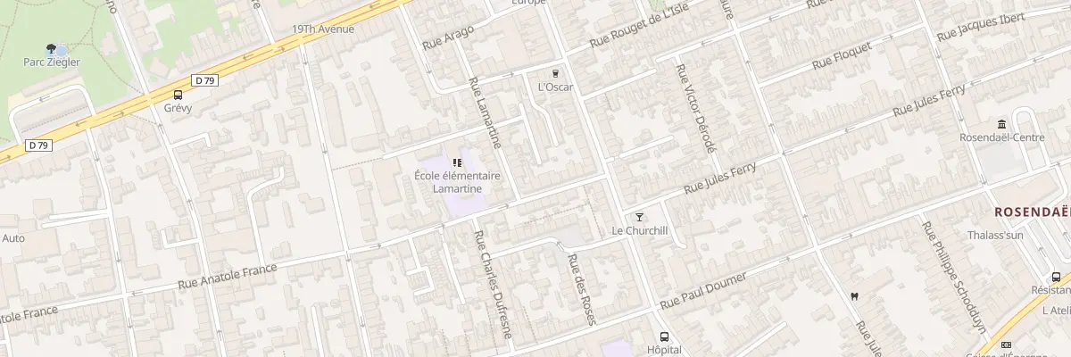 Plan du 511 Rue Anatole France à Dunkerque