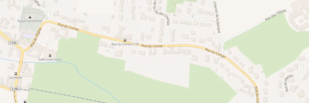 Plan du 32 Rue du Cornet à Wittes