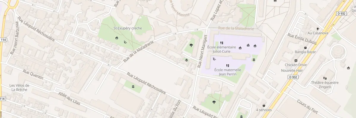 Plan du 17 Rue Marcelin Berthelot à Aubervilliers
