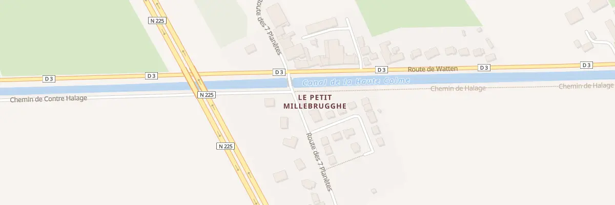 Plan du 98 Rte des 7 Planètes Vc 301 à Bierne