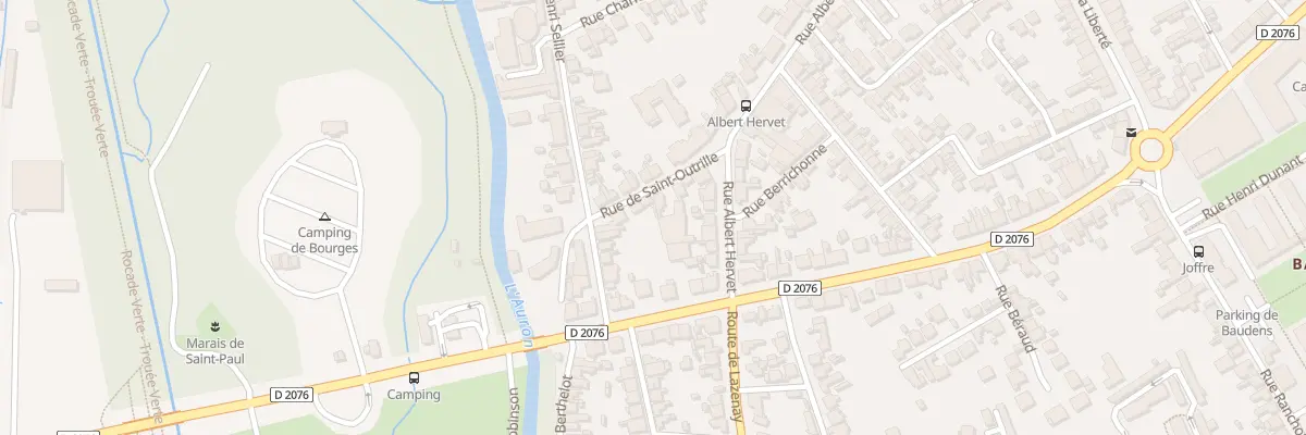 Plan du 5 Rue St-Outrille à Bourges