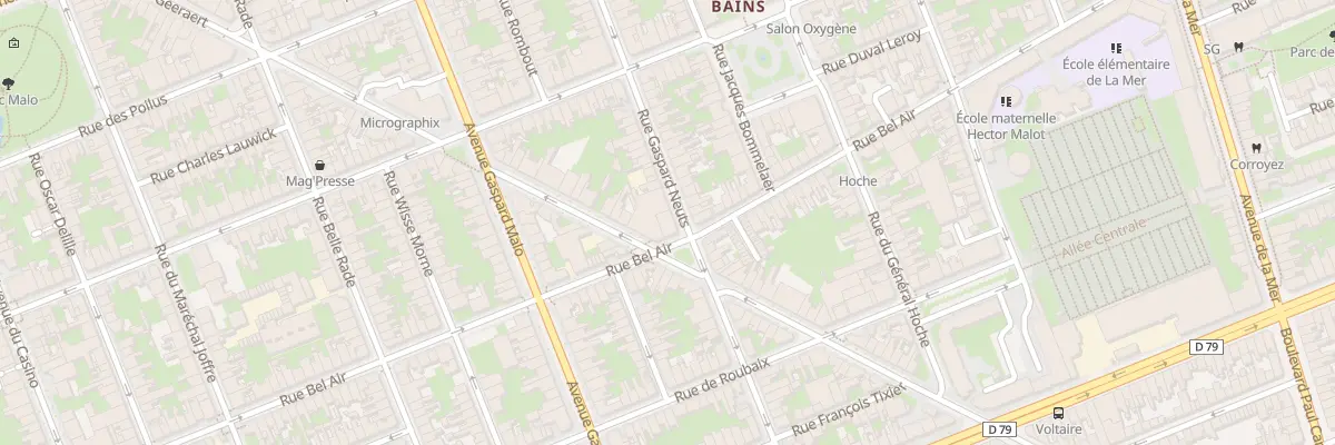 Plan du 69 Rue Bel Air à Dunkerque