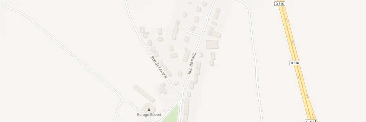 Plan du 101 Rue de Paris au Mesnil-Aubry