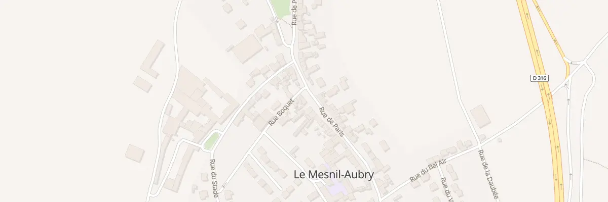 Plan du 85 Rue de Paris au Mesnil-Aubry
