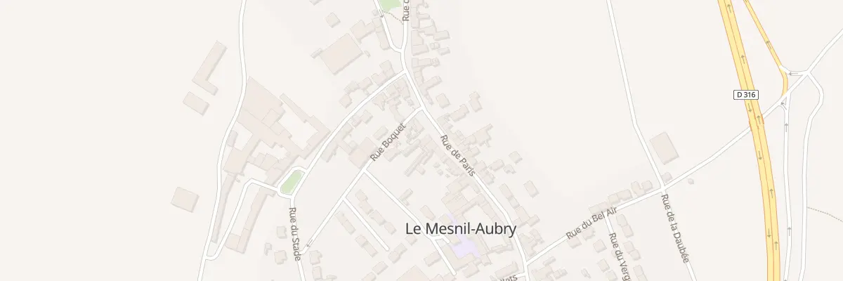 Plan du 83 Rue de Paris au Mesnil-Aubry
