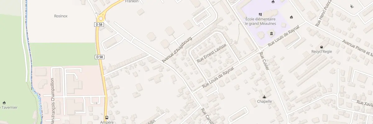Plan du 7 Rue F Guizot à Bourges