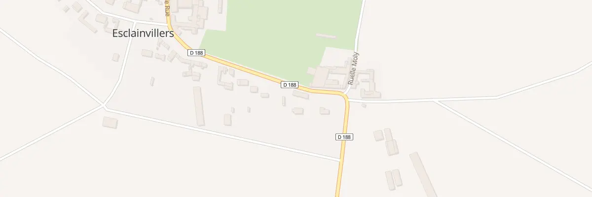 Plan du 43 Rue du Jeu de Paume à Esclainvillers