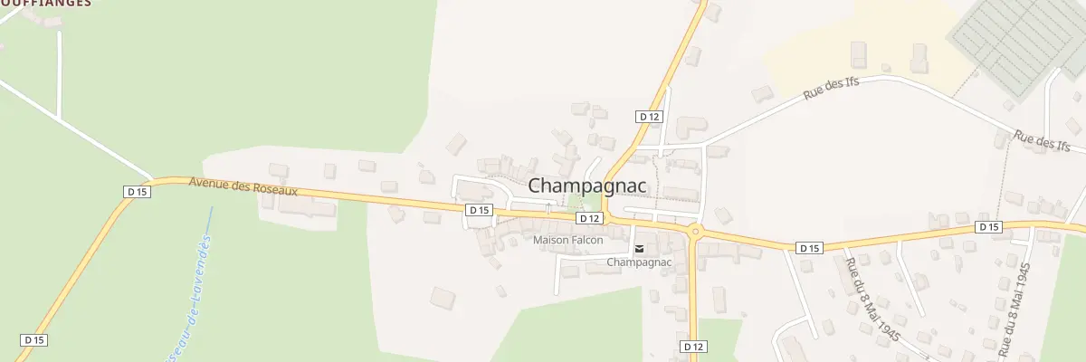 Plan du 20 Pl des Tilleuls à Champagnac