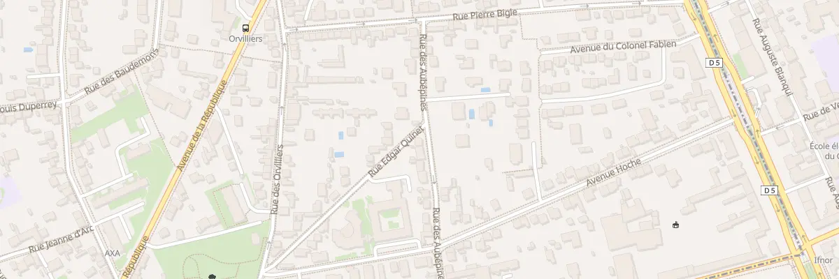 Plan du 21 Rue des Aubépines à Thiais