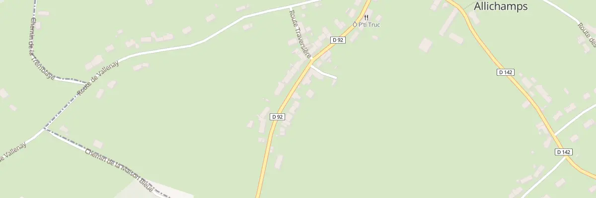 Plan du 27 Rte de Lignieres à Farges-Allichamps