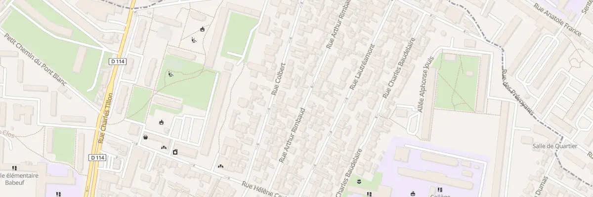 Plan du 27 Rue Arthur Rimbaud à Aubervilliers