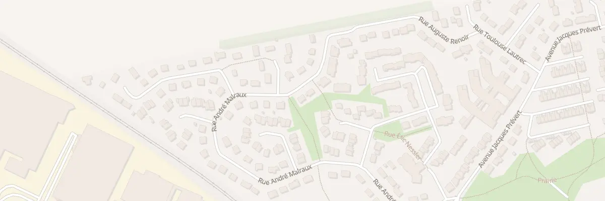 Plan du 76 Rue André Malraux au Malesherbois