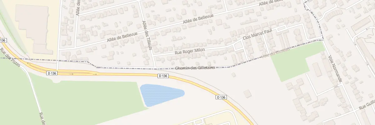 Plan du 14 Rue Roger Milon à Orly