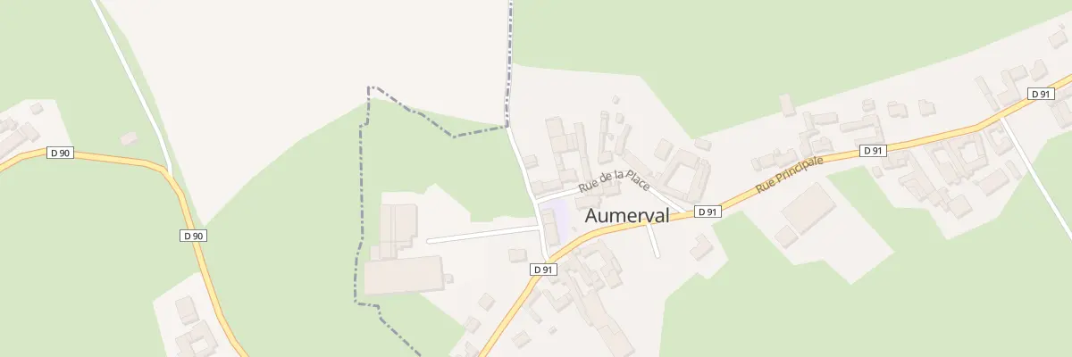 Plan du 7 Rue de la Place à Aumerval