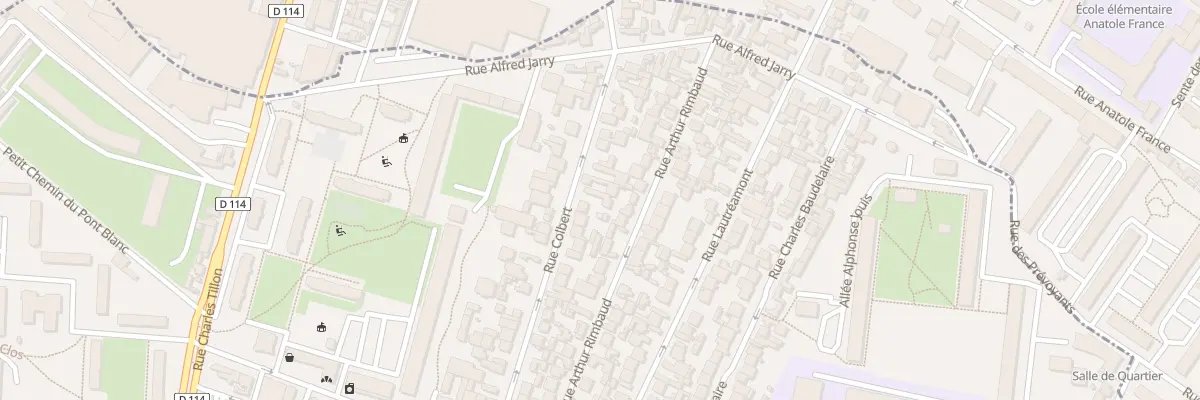 Plan du 40 Rue Colbert à Aubervilliers