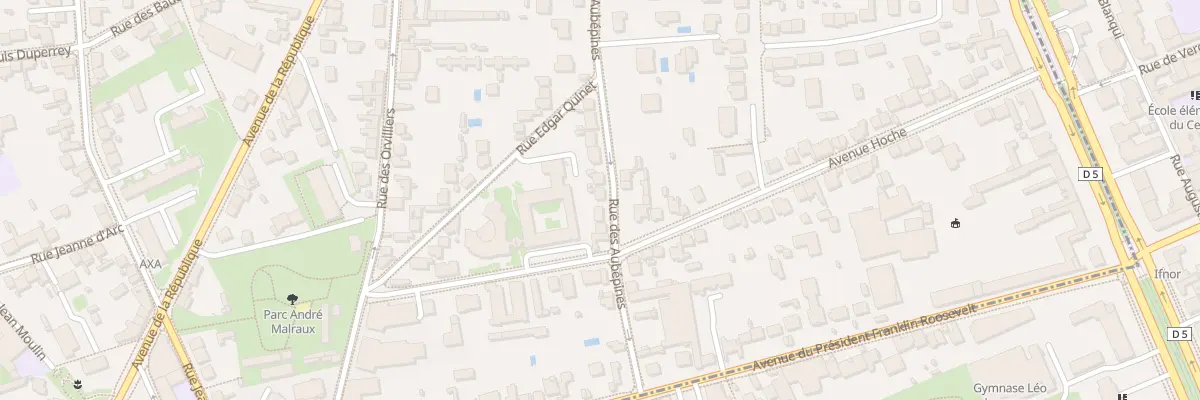 Plan du 11 Rue des Aubépines à Thiais