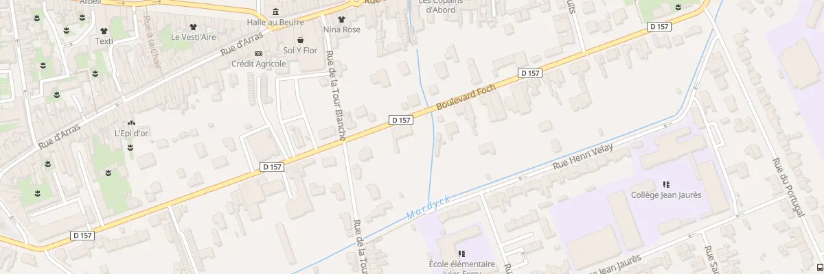 Plan du 37 Bd Foch à Aire-sur-la-Lys