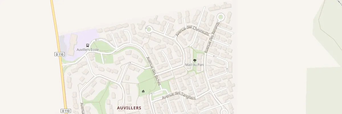 Plan du 4 All des Rhododendrons à Neuilly-sous-Clermont
