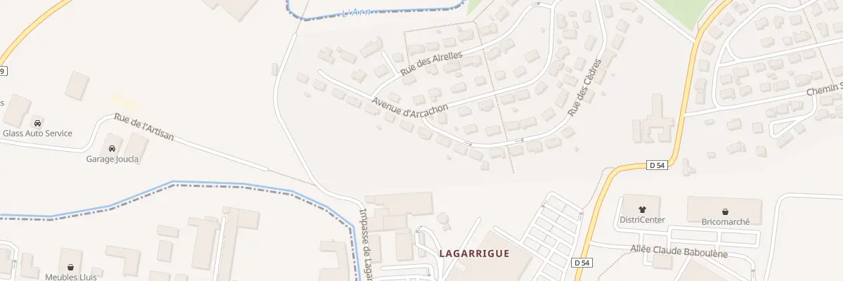 Plan du 2 Rue des Cedres à Bout-du-Pont-de-Larn