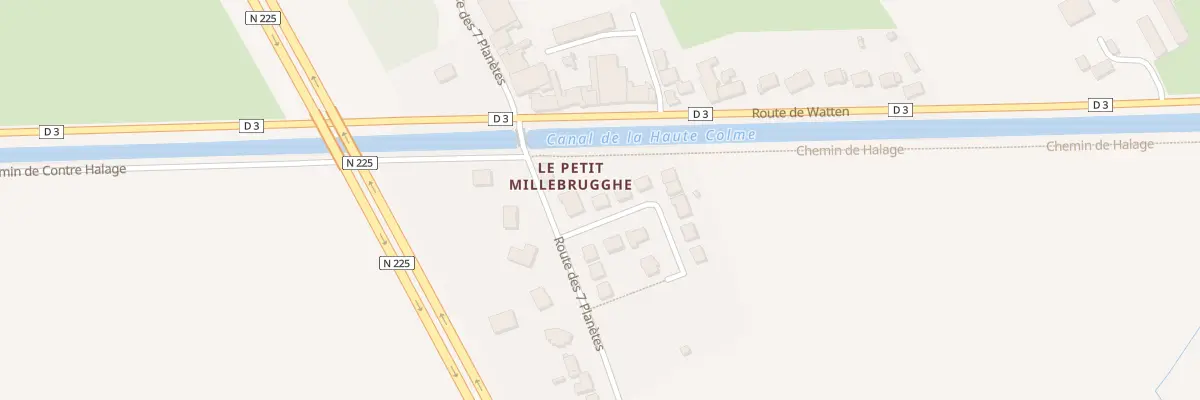 Plan du 1 Rue Léon Danchin à Bierne