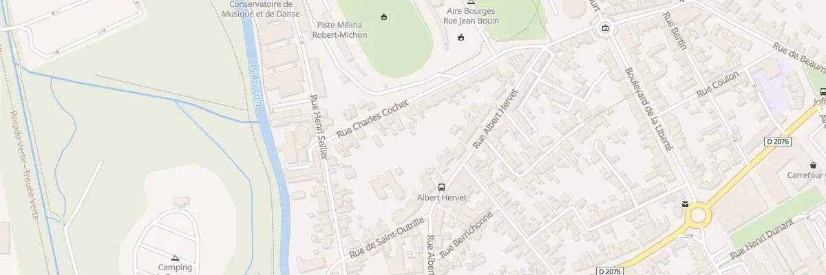 Plan du 21 Rue Charles Cochet à Bourges