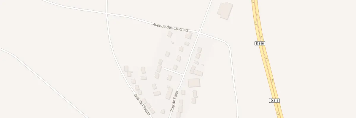 Plan du 107 Rue de Paris au Mesnil-Aubry
