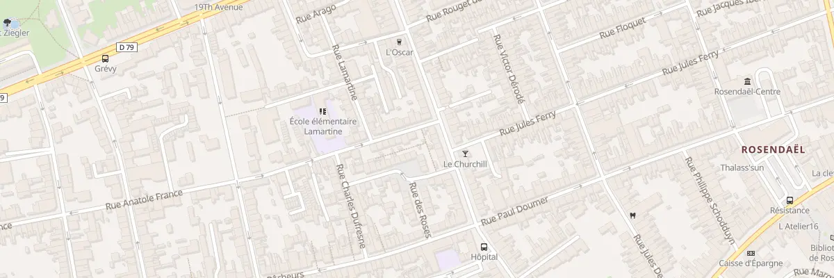 Plan du 530 Rue Anatole France à Dunkerque