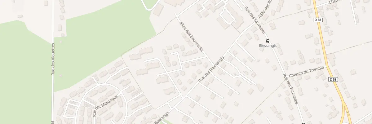 Plan du 8 Rue des Bergeronnettes à Bourges