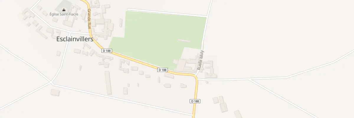 Plan du 44 Rue du Jeu de Paume à Esclainvillers