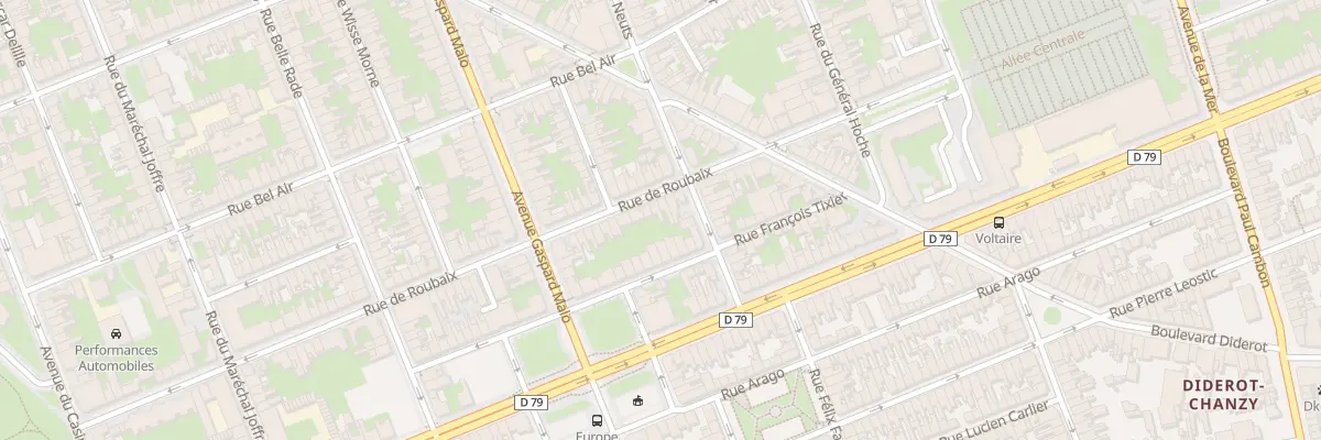 Plan du 110 Rue de Roubaix à Dunkerque