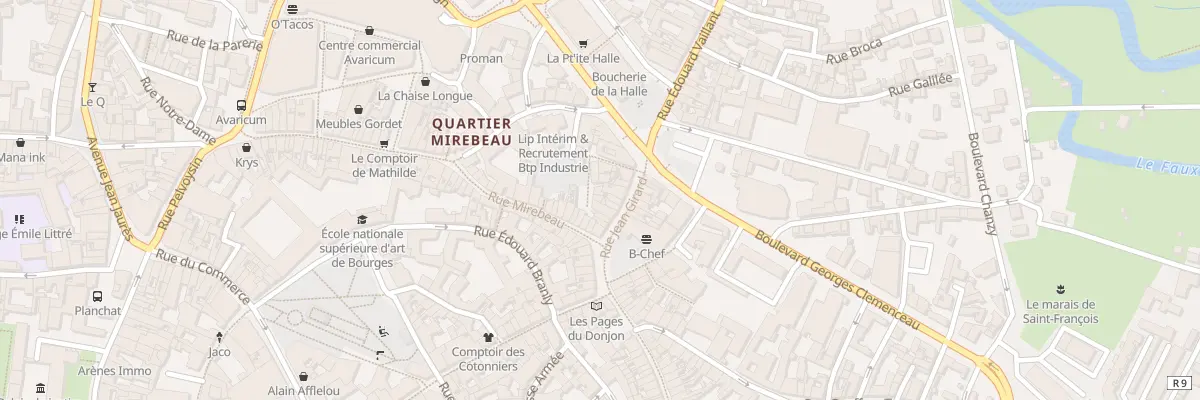 Plan du 15 Pl Marcel Bascoulard à Bourges