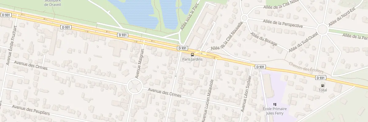 Plan du 44 Av d’Estienne d’Orves à Draveil