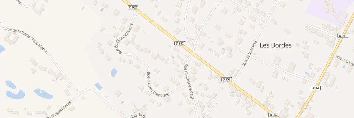 Plan du 17 Rue du Chêne Volage aux Bordes