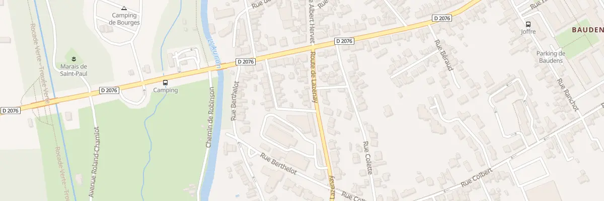 Plan du 12 Rue de Lazenay à Bourges